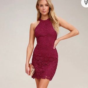 Lulu’s Love Poem Lace Mini Dress. NWT!
